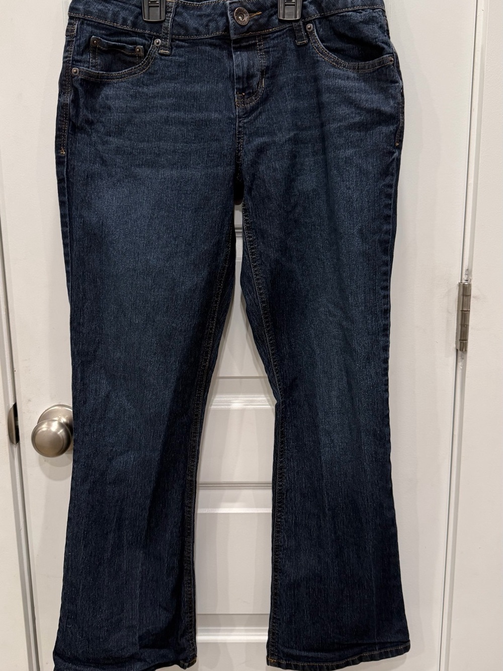 Natural Reflections Dark Blue Flare Jeans